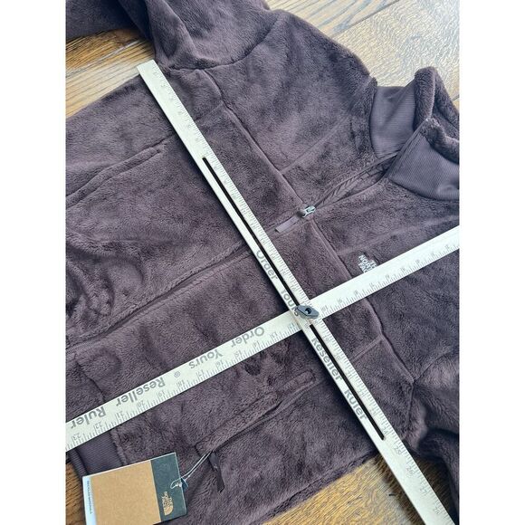 The North Face Women’s Luxe Osito Full Zip Jacket Brown XL NWT - Picture 7 of 8